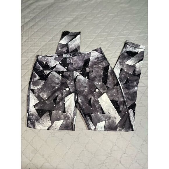 Danskin Now Fitted Leggings Womens Size Small (4-6) Gray/ Black (I6)(023) - Picture 1 of 9